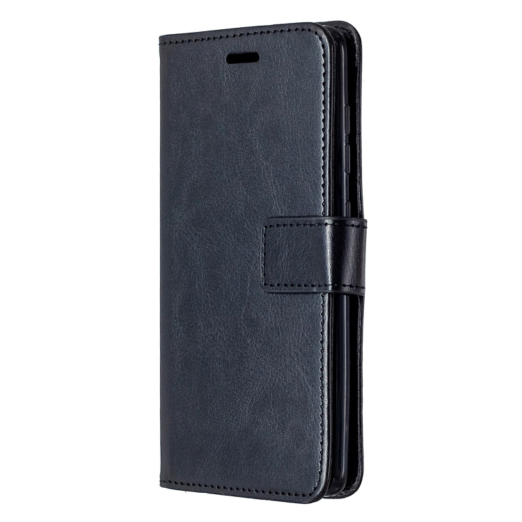 Per Galaxy A41 Custodia in pelle a conchiglia orizzontale Crazy Horse Texture con supporto e slot per schede e portafoglio e cornice per foto, For Galaxy A41