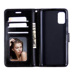 Per Galaxy A41 Custodia in pelle a conchiglia orizzontale Crazy Horse Texture con supporto e slot per schede e portafoglio e cornice per foto, For Galaxy A41