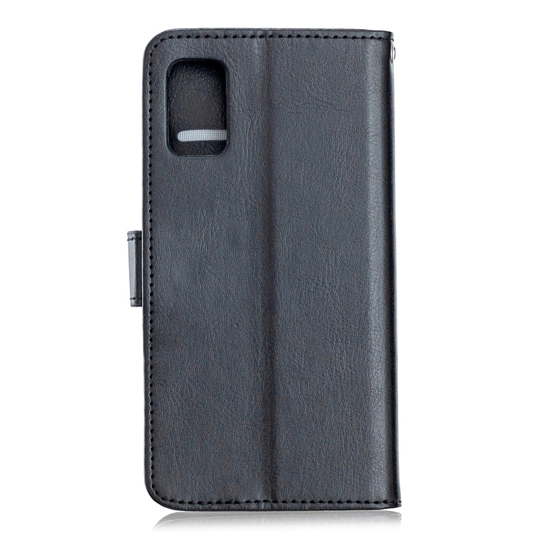 Per Galaxy A41 Custodia in pelle a conchiglia orizzontale Crazy Horse Texture con supporto e slot per schede e portafoglio e cornice per foto, For Galaxy A41