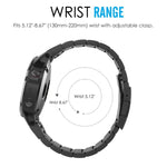 22 mm per Huawei Watch GT2e GT2 46 mm Un cinturino in acciaio inossidabile con fibbia posteriore tartaruga