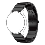 22 mm per Huawei Watch GT2e GT2 46 mm cinturino in acciaio inossidabile con fibbia piatta