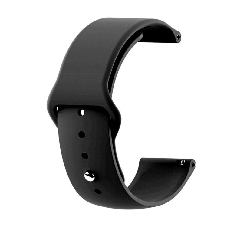 22mm Per Huawei Watch GT2e GT2 46mm Cinturino con fibbia inversa in silicone monocromatico