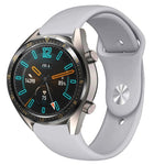22mm Per Huawei Watch GT2e GT2 46mm Cinturino con fibbia inversa in silicone monocromatico