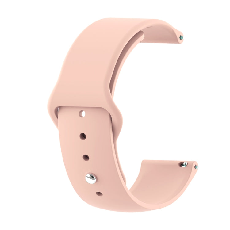 22mm Per Huawei Watch GT2e GT2 46mm Cinturino con fibbia inversa in silicone monocromatico