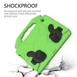 Guscio protettivo piatto a prova di caduta per bambini in EVA con staffa per il pollice, For Huawei MediaPad T3 10.1 inch, For Huawei MediaPad T5 10.1 inch, For Huawei MediaPad M6 10.8 inch, For Huawei MediaPad M5 10.8 inch