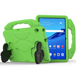 Guscio protettivo piatto a prova di caduta per bambini in EVA con staffa per il pollice, For Huawei MediaPad T3 10.1 inch, For Huawei MediaPad T5 10.1 inch, For Huawei MediaPad M6 10.8 inch, For Huawei MediaPad M5 10.8 inch