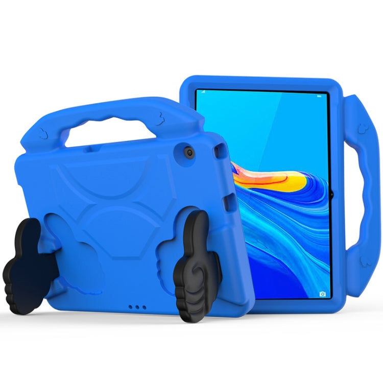 Guscio protettivo piatto a prova di caduta per bambini in EVA con staffa per il pollice, For Huawei MediaPad T3 10.1 inch, For Huawei MediaPad T5 10.1 inch, For Huawei MediaPad M6 10.8 inch, For Huawei MediaPad M5 10.8 inch