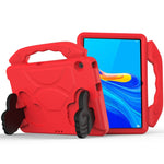 Guscio protettivo piatto a prova di caduta per bambini in EVA con staffa per il pollice, For Huawei MediaPad T3 10.1 inch, For Huawei MediaPad T5 10.1 inch, For Huawei MediaPad M6 10.8 inch, For Huawei MediaPad M5 10.8 inch