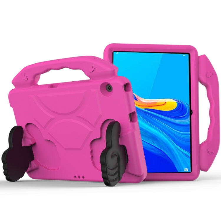 Guscio protettivo piatto a prova di caduta per bambini in EVA con staffa per il pollice, For Huawei MediaPad T3 10.1 inch, For Huawei MediaPad T5 10.1 inch, For Huawei MediaPad M6 10.8 inch, For Huawei MediaPad M5 10.8 inch