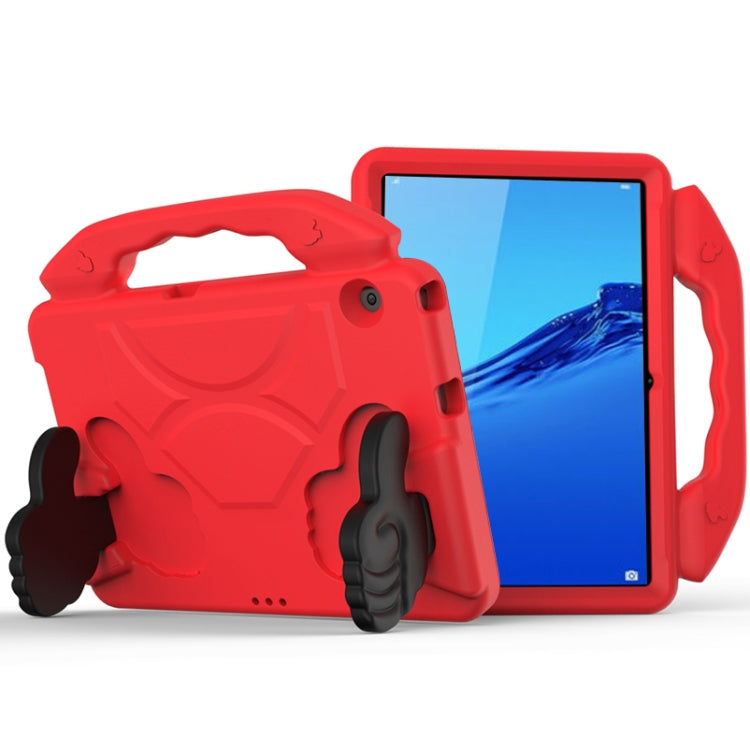 Guscio protettivo piatto a prova di caduta per bambini in EVA con staffa per il pollice, For Huawei MediaPad T3 10.1 inch, For Huawei MediaPad T5 10.1 inch, For Huawei MediaPad M6 10.8 inch, For Huawei MediaPad M5 10.8 inch