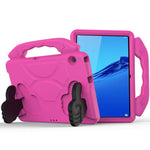 Guscio protettivo piatto a prova di caduta per bambini in EVA con staffa per il pollice, For Huawei MediaPad T3 10.1 inch, For Huawei MediaPad T5 10.1 inch, For Huawei MediaPad M6 10.8 inch, For Huawei MediaPad M5 10.8 inch