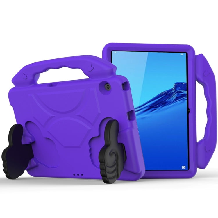 Guscio protettivo piatto a prova di caduta per bambini in EVA con staffa per il pollice, For Huawei MediaPad T3 10.1 inch, For Huawei MediaPad T5 10.1 inch, For Huawei MediaPad M6 10.8 inch, For Huawei MediaPad M5 10.8 inch