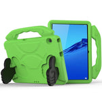 Guscio protettivo piatto a prova di caduta per bambini in EVA con staffa per il pollice, For Huawei MediaPad T3 10.1 inch, For Huawei MediaPad T5 10.1 inch, For Huawei MediaPad M6 10.8 inch, For Huawei MediaPad M5 10.8 inch