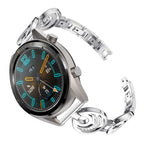 22mm per Huawei Watch GT2e GT2 46mm Sun Moon Star cinturino in lega di alluminio