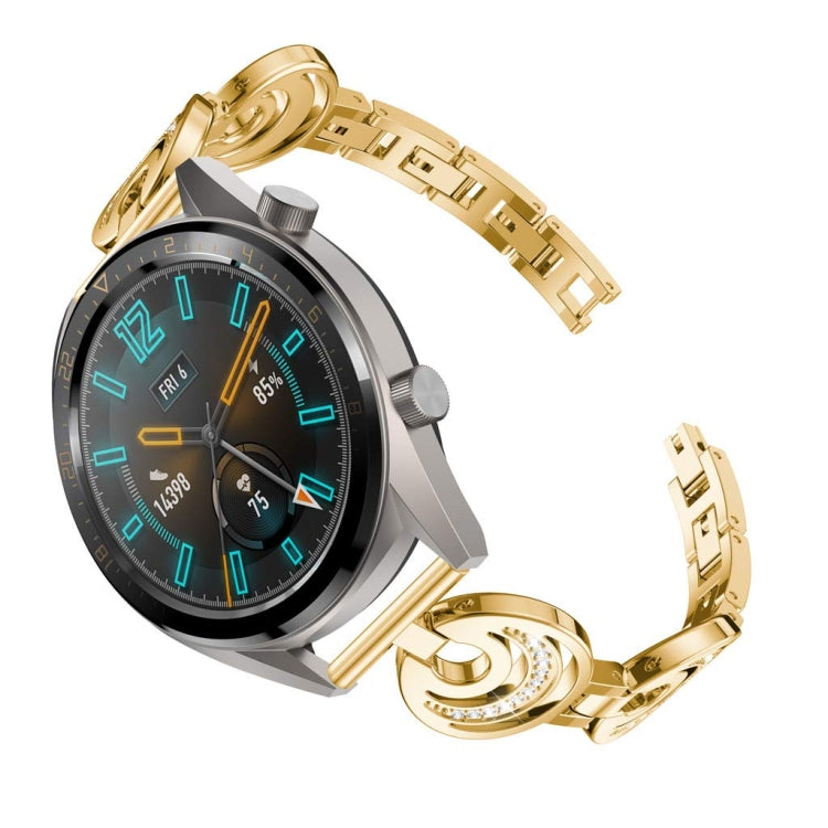 22mm per Huawei Watch GT2e GT2 46mm Sun Moon Star cinturino in lega di alluminio
