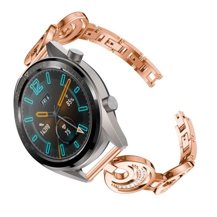 22mm per Huawei Watch GT2e GT2 46mm Sun Moon Star cinturino in lega di alluminio