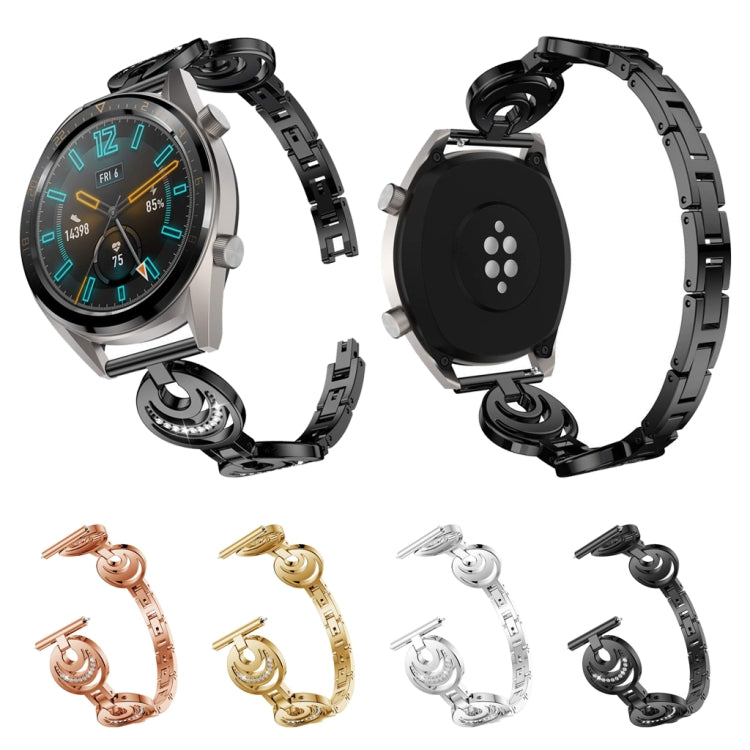 22mm per Huawei Watch GT2e GT2 46mm Sun Moon Star cinturino in lega di alluminio