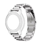 22mm per Huawei Watch GT2e GT2 46mm Tre cinturini in acciaio inossidabile con fibbia piatta