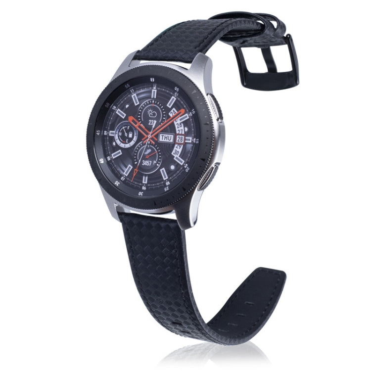 22mm Per Huawei Watch GT2e GT2 46mm Cinturino in pelle in fibra di carbonio