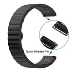 22 mm per Huawei Watch GT2e / GT2 46 mm cinturino in acciaio inossidabile con chiusura a farfalla