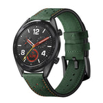 22mm Per Huawei Watch GT2e / GT2 46mm Cinturino in pelle con foro Plum Blossom