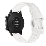20mm per Huawei Watch GT2 42mm / Galaxy Watch Active 2 / Huami GTS/GTR 42MM cinturino in silicone con fibbia giapponese
