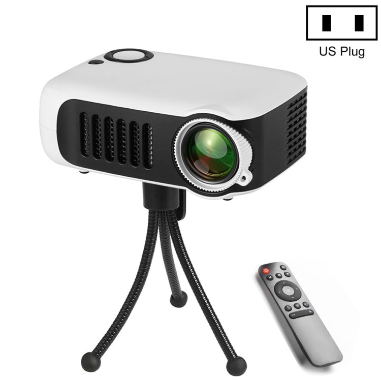 Mini proiettore portatile 800 lumen 1080p con Power Bank
