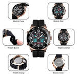 SKMEI 1538 Orologio elettronico sportivo da uomo con cinturino in acciaio con quadrante grande e tempo multifunzione