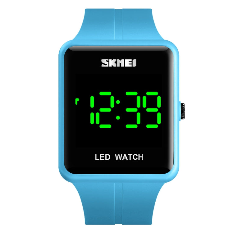 SKMEI 1541 Fashion Led Watch Square Couple Model Orologio elettronico impermeabile Orologio in silicone