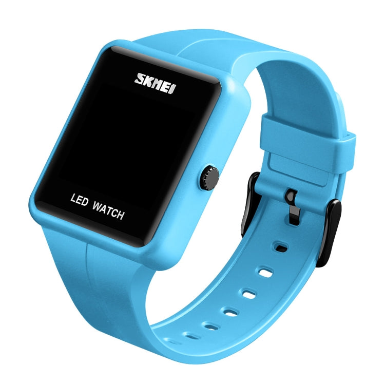 SKMEI 1541 Fashion Led Watch Square Couple Model Orologio elettronico impermeabile Orologio in silicone
