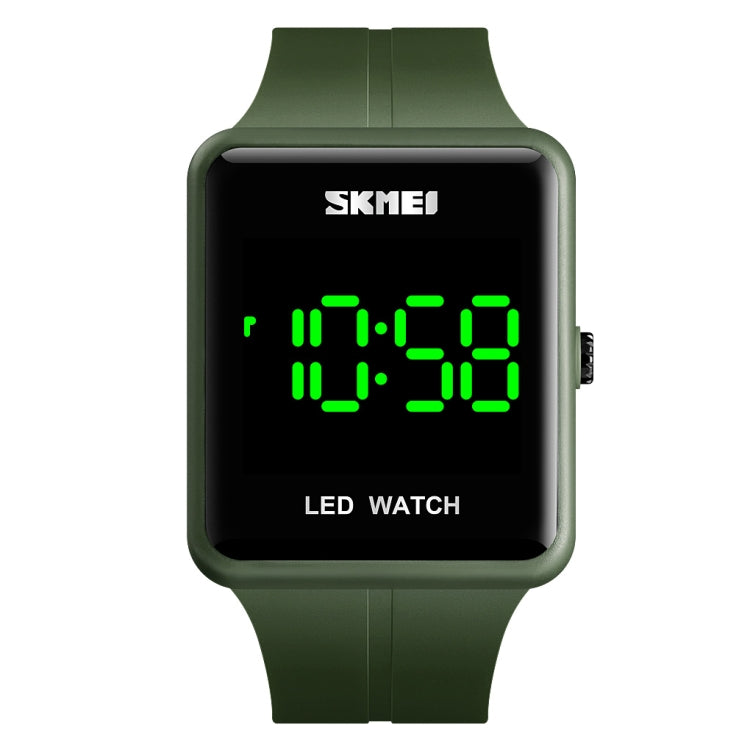 SKMEI 1541 Fashion Led Watch Square Couple Model Orologio elettronico impermeabile Orologio in silicone