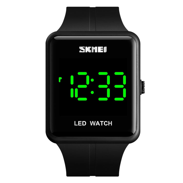 SKMEI 1541 Fashion Led Watch Square Couple Model Orologio elettronico impermeabile Orologio in silicone