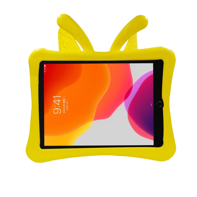 Staffa a farfalla Stile EVA Bambini Copertura piatta a prova di caduta Guscio/custodia protettiva, For iPad 10.2 2021 / 2020 / 2019/10.5