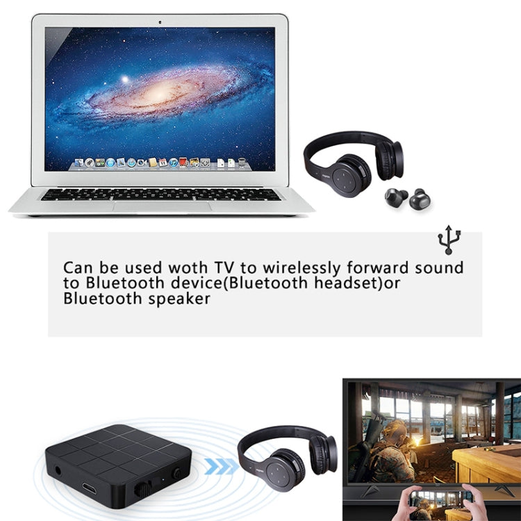 B32 Ricevitore trasmettitore Bluetooth 2 in 1 Bluetooth 5.0 TV Computer Adattatore audio Bluetooth wireless, B32