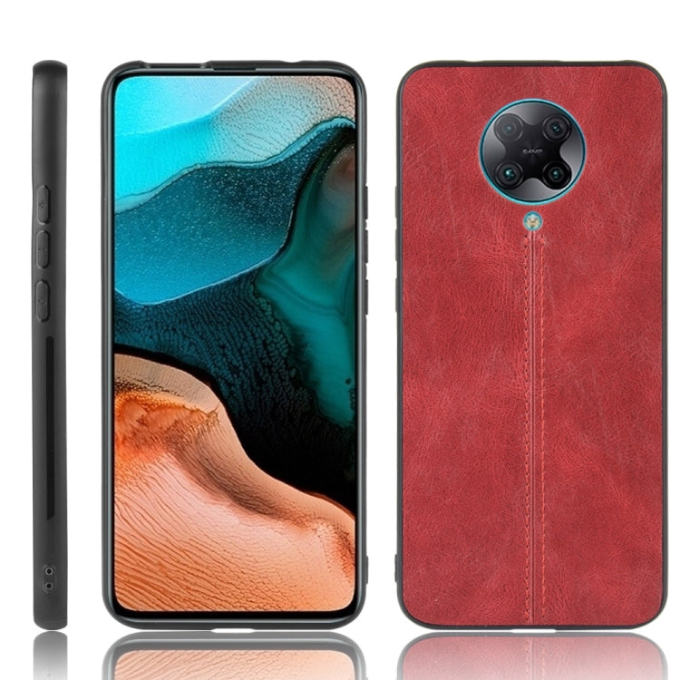 Per Xiaomi Poco F2 Pro/Xiaomi Redmi K30 Pro Antiurto Cucito Mucca Modello Pelle PC + PU + Custodia in TPU, For Xiaomi Poco F2 Pro