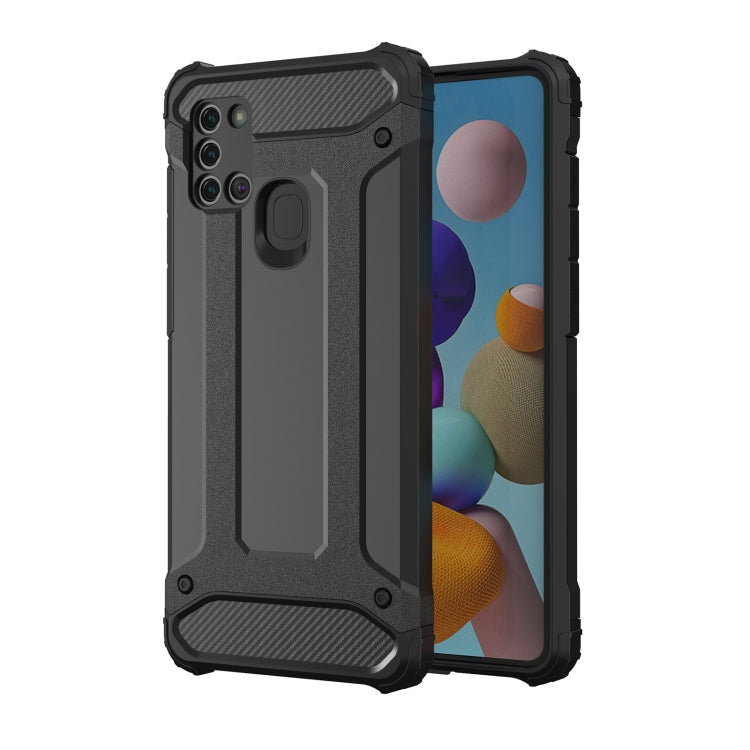 Custodia combinata TPU e PC per Samsung Galaxy A21s
