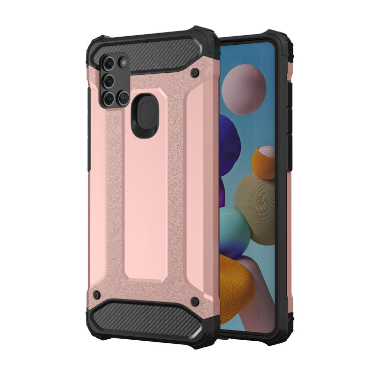 Custodia combinata TPU e PC per Samsung Galaxy A21s