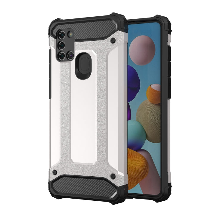 Custodia combinata TPU e PC per Samsung Galaxy A21s