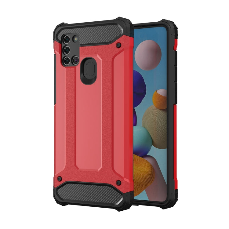 Custodia combinata TPU e PC per Samsung Galaxy A21s
