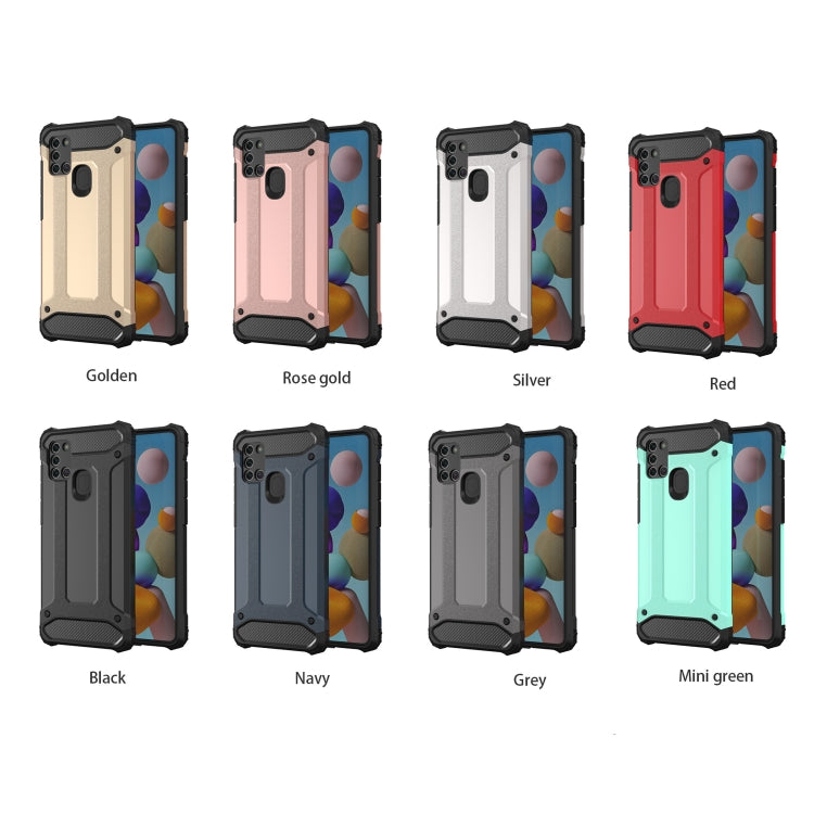 Custodia combinata TPU e PC per Samsung Galaxy A21s