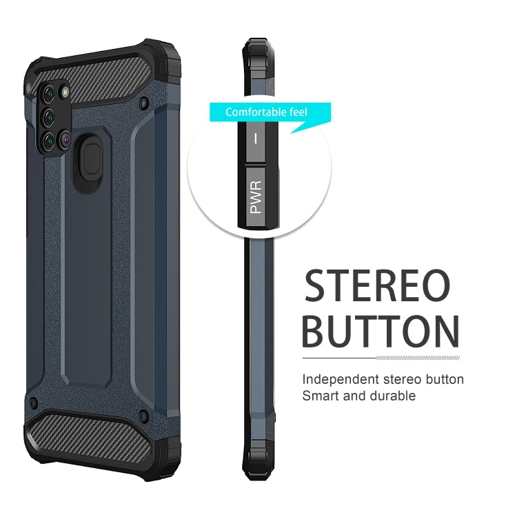 Custodia combinata TPU e PC per Samsung Galaxy A21s