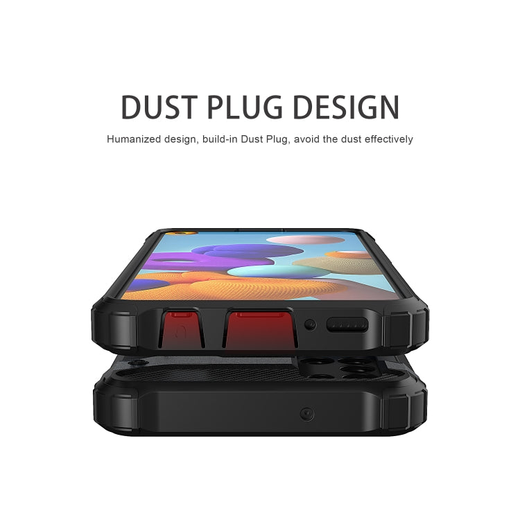 Custodia combinata TPU e PC per Samsung Galaxy A21s