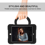 Per iPad 10.2 PC + Custodia combinata antiurto in silicone con supporto e maniglia rotanti a 360 gradi, For iPad 10.2