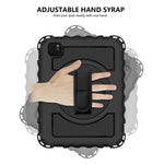 Per iPad Pro 11 (2020) PC + custodia combinata antiurto in silicone con supporto e maniglia rotanti a 360 gradi, For iPad Pro 11 (2020), For iPad Pro 11  (2020)