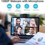 Sensore CMOS per fotocamera webcam USB HD 1080P Megapixel con microfono per computer portatili