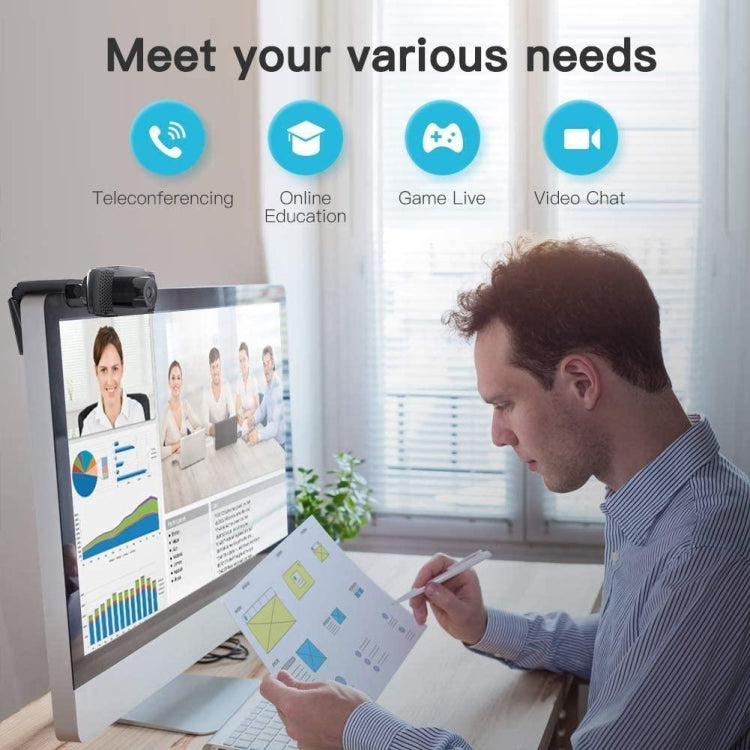 Sensore CMOS per fotocamera webcam USB HD 1080P Megapixel con microfono per computer portatili