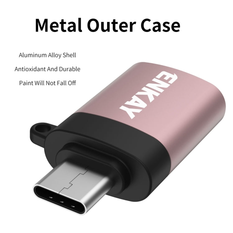 Adattatore OTG USB-C a USB 3.0 in lega di alluminio