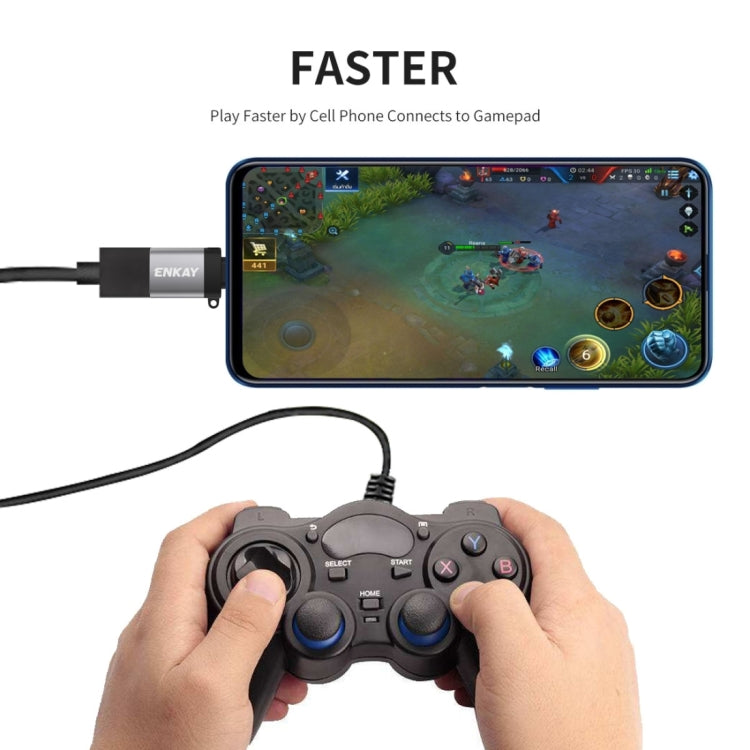 Adattatore OTG USB-C a USB 3.0 in lega di alluminio