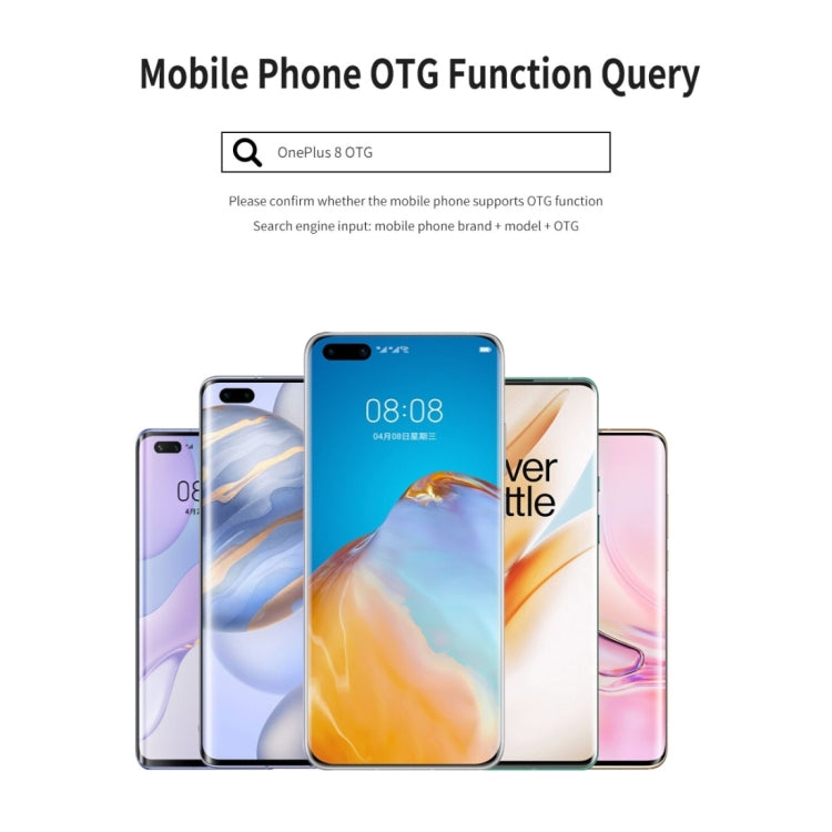 Adattatore OTG USB-C a USB 3.0 in lega di alluminio