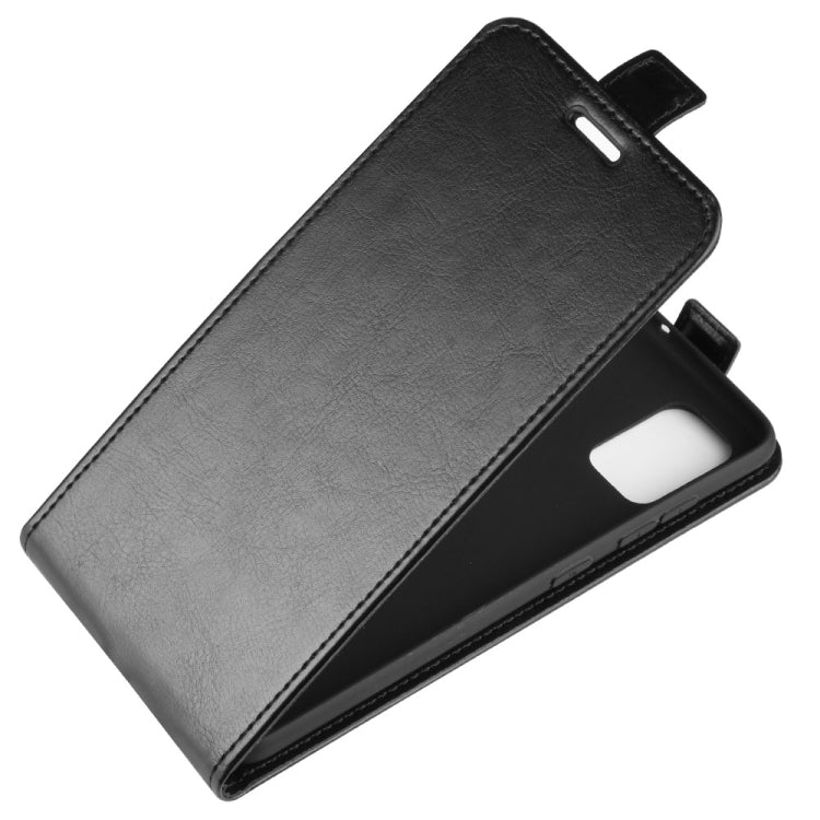 Per Galaxy A71 5G R64 Texture Custodia protettiva in pelle a vibrazione verticale singola con slot per schede e cornice per foto, For Galaxy A71 5G